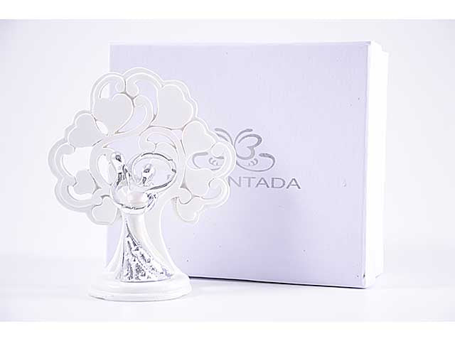 sposi c/albero vita 12cm 8296