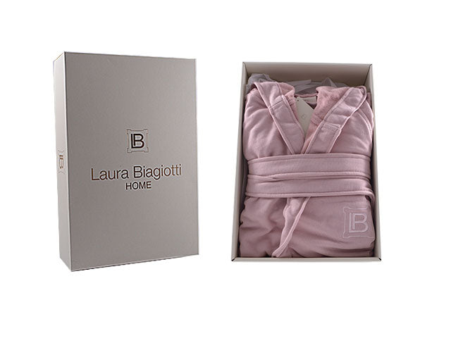 L.biagiotti accappatoio rosa tg.l