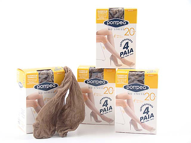 Pompea gambaletto 20den 4 pezzi arena