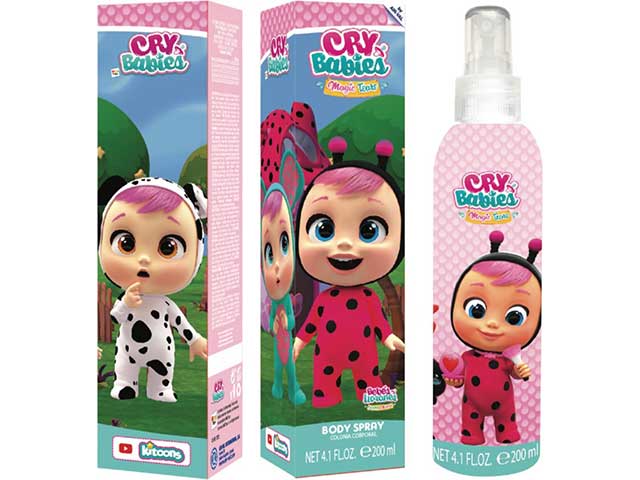 Cry babies body spray 200ml p8723