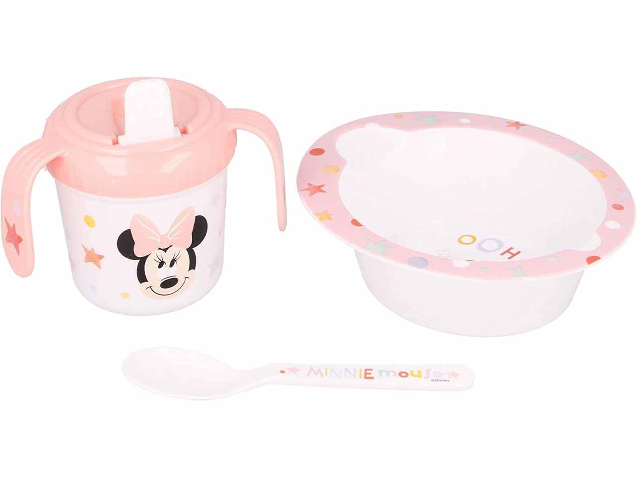 Minnie set micro pappa da 3 pezzi in gift box