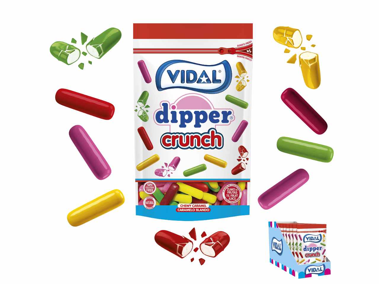 Gommose dipper crunch 160gr 1070383