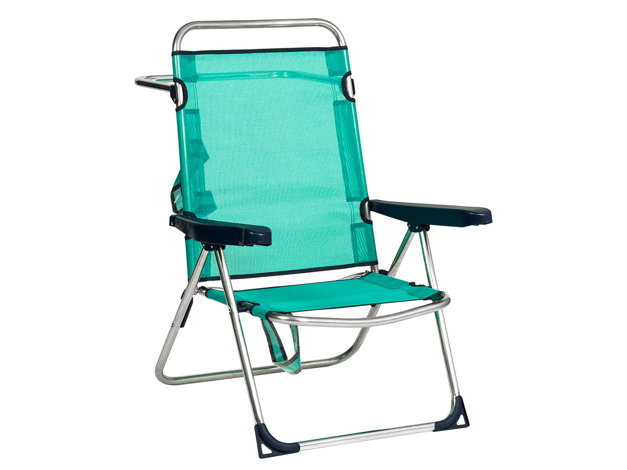 Sedia da mare in alluminio 88x35x67cm