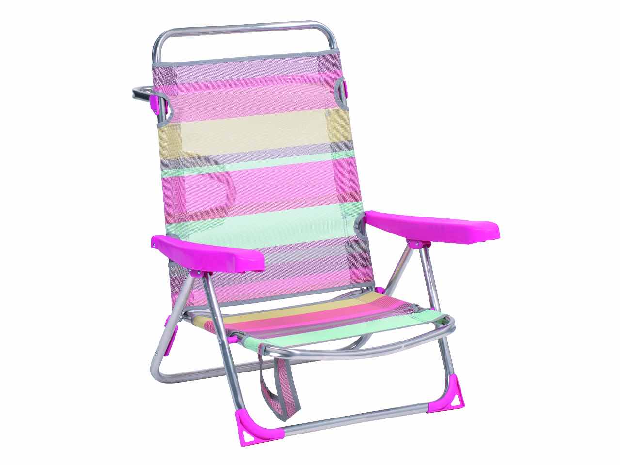 Sedia da mare in alluminio 72x65x15cm