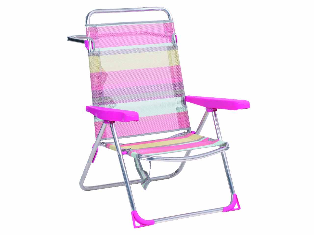 Sedia da mare in alluminio 88x35x67cm