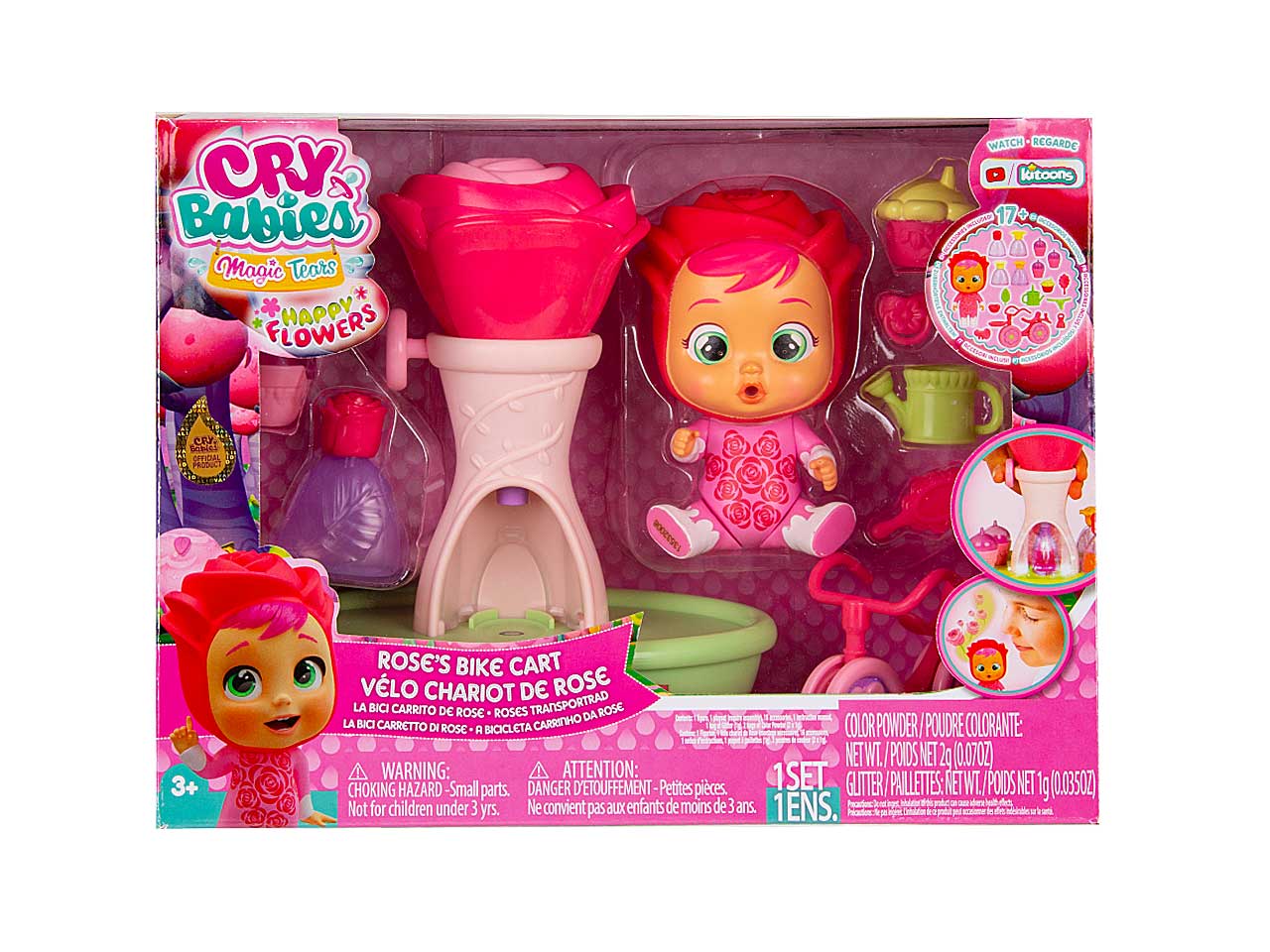 cry babies flowers playset 86241