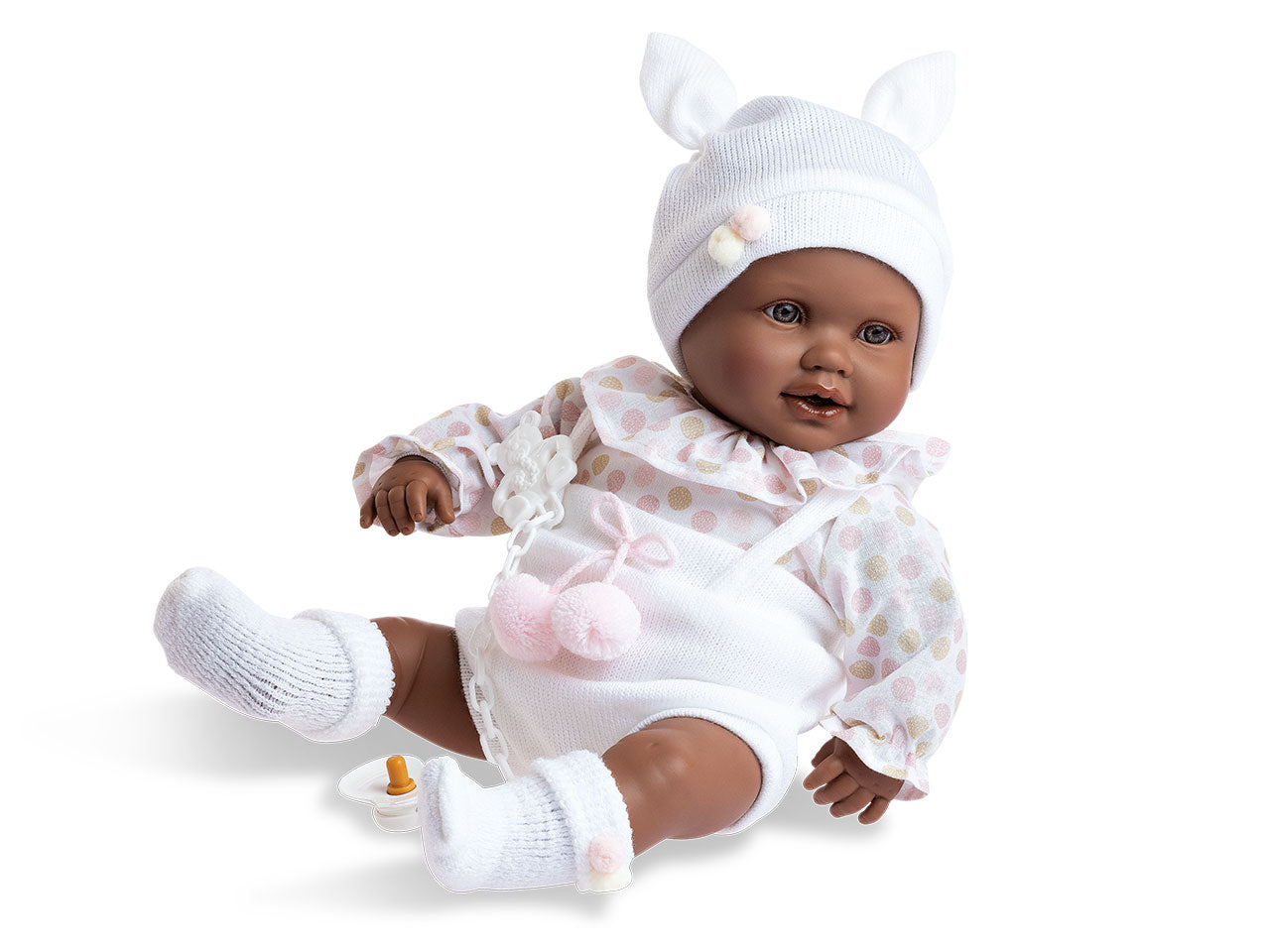 Bambola 38cm bimbo di colore 7005