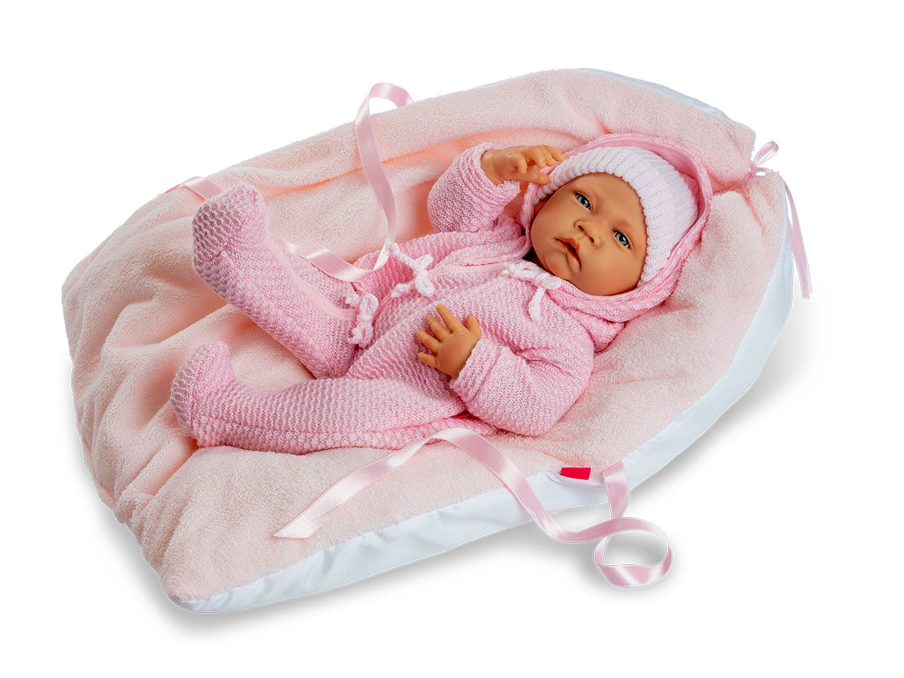 Bambola 45cm c/tutina rosa 8102