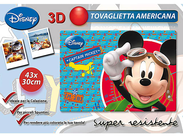 Mickey tovaglietta americana 3d as7255