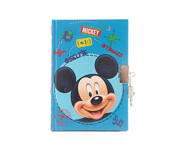 Mickey mouse diario c/lucchetto