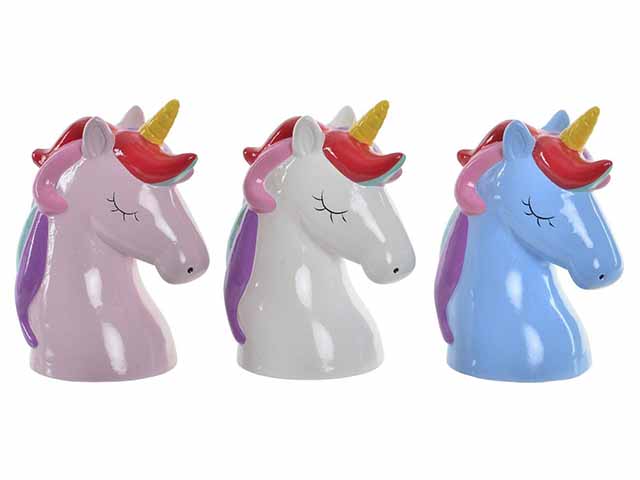 Salvadanaio unicorno 9x9x18 hu-147443