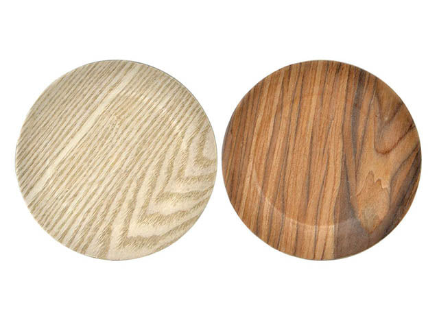 Piatto legno opaco 13x13cm sm-156544