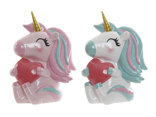 Salvadanaio unicorno 14x10x19 hu157334