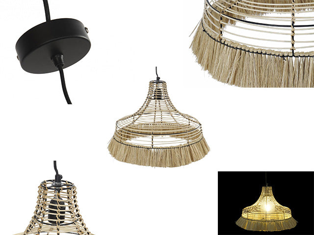 Jute lampadario 45x45x36 la-161964