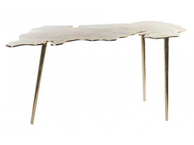 Tavolo all.107x41x53 dorato mb-162256