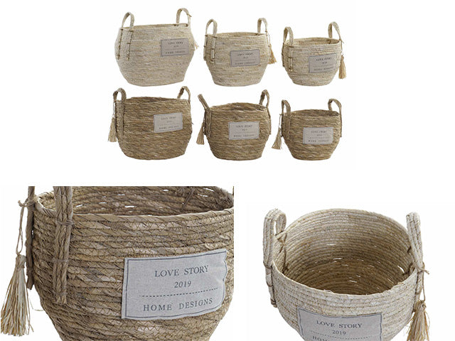 cesta naturale 3 pezzi dc-165110