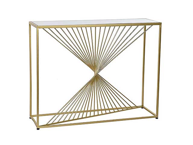console 100x30x79 dorato mb-171137