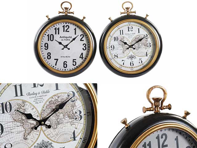 orologio metallo 40x9,5x37 re-154712