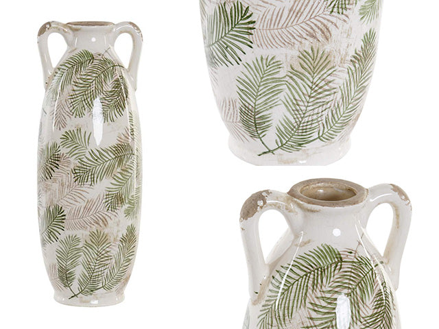 L.foglie vaso 13x13x34  ld-173357