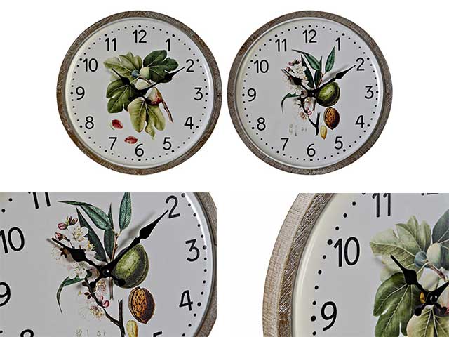 Orologio da parete d40cm con numero in rilievo