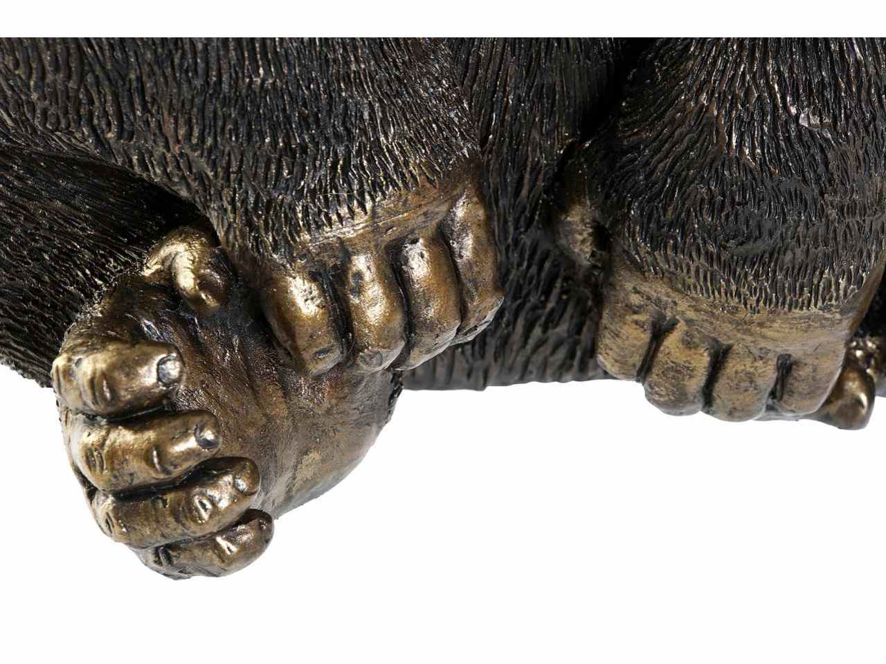 Gorilla invecchiato ramato 26x20x39 rf-177262