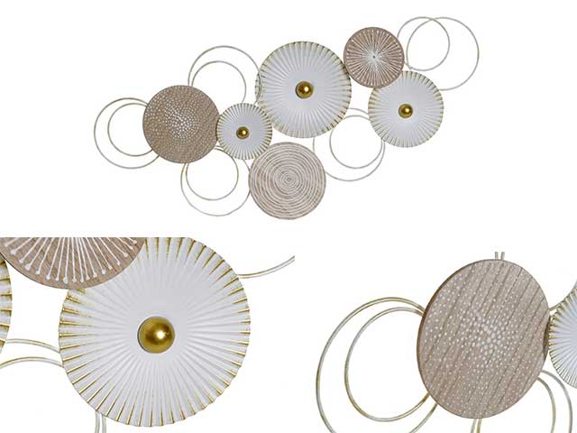Decorazioni per pareti in met.82,5x5x38 ld178074
