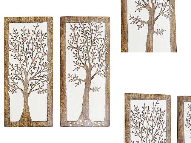 decorazione pareti 20x2,5x46 albero dp-178176