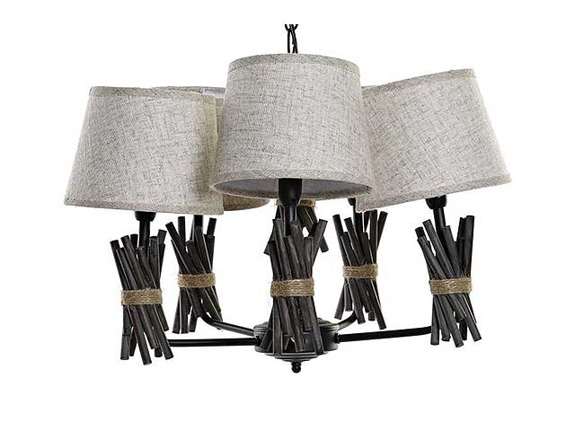 Lampadario metallo 58x58x30 la-179712