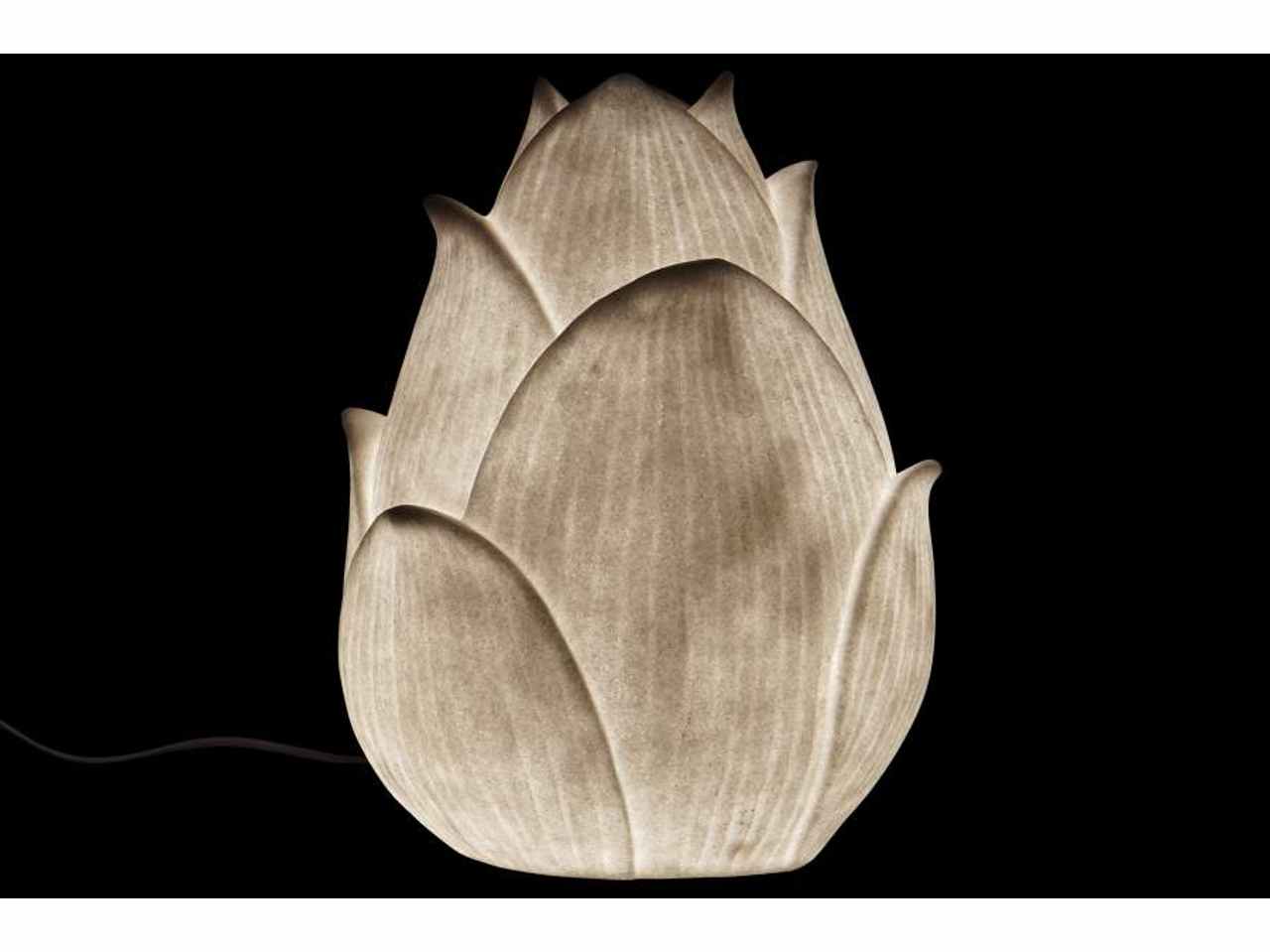 Dec.fiore resina 26x26x34 bianco la-182373