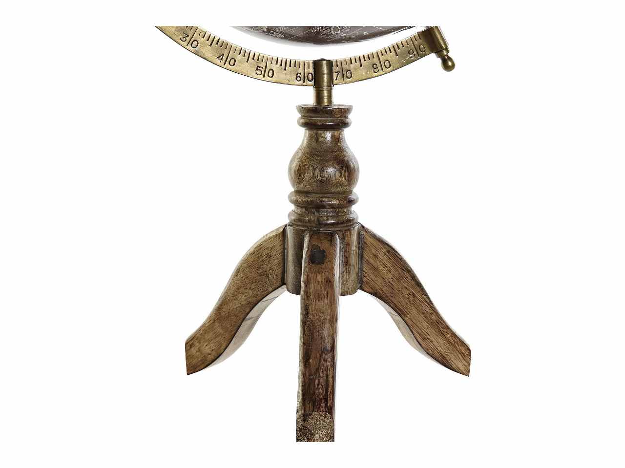 Mappamondo 28x25x50cm marrone dh-185427