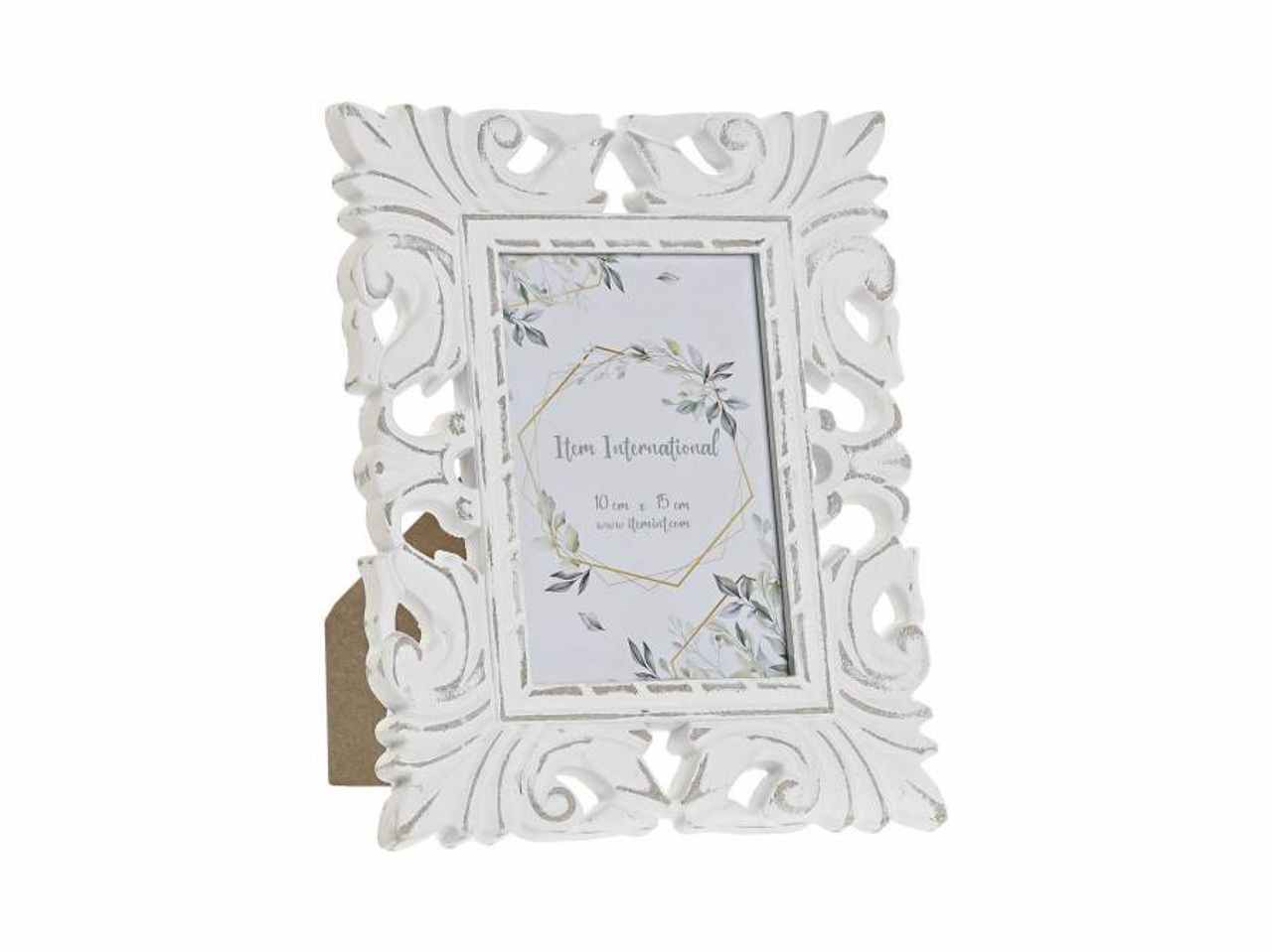 Porta foto 10x15 mdf bianco mf-186471