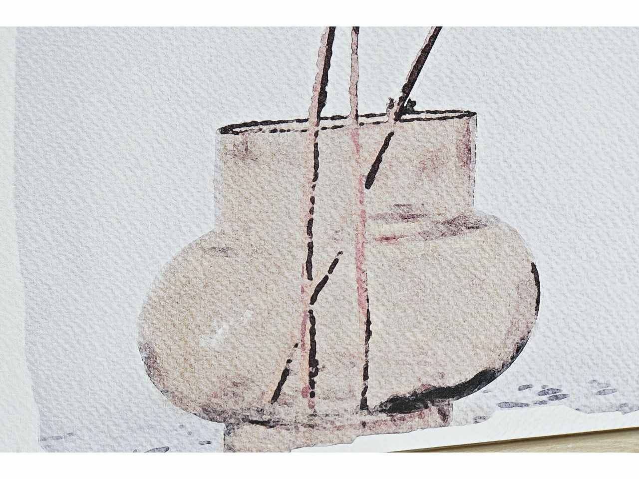 Quadro tela 40x50cm vaso cu-187152