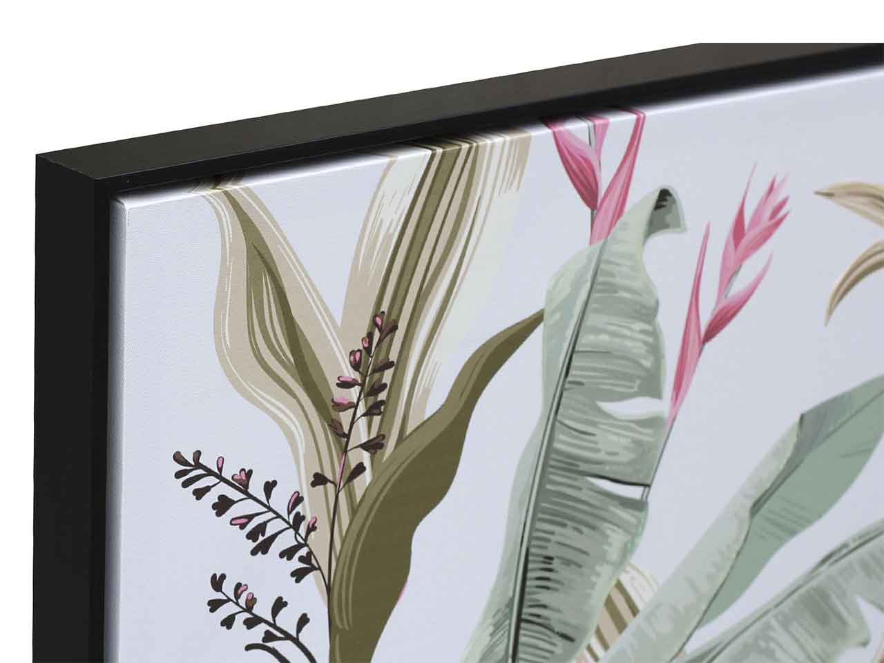 Quadro 82,5x4,5x82,5 foglie cu-187183