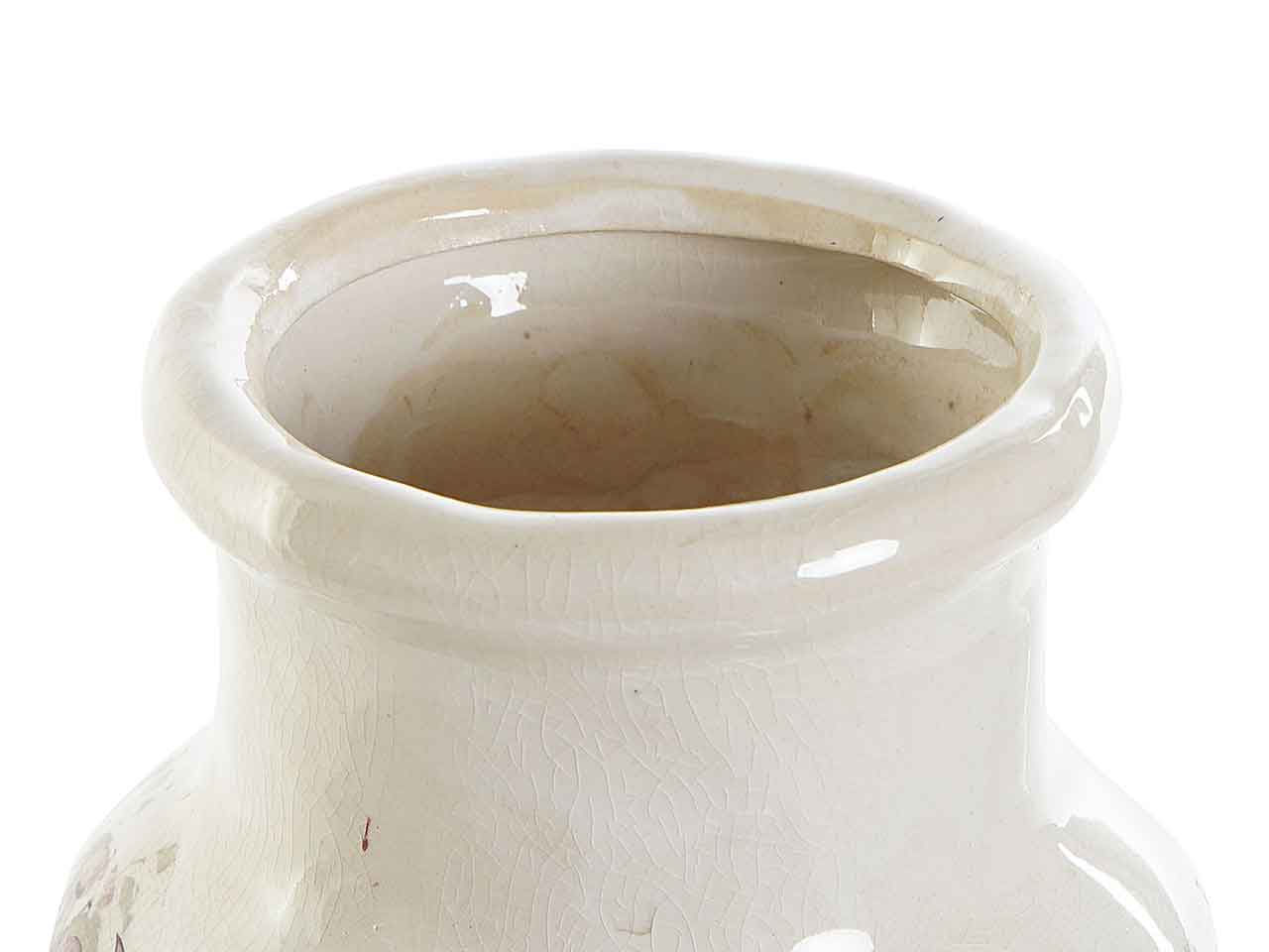 Vaso ceramica 15x15x32fiori ld-188880