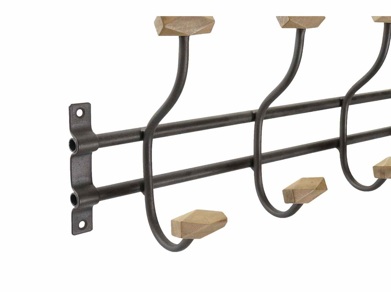 Attaccapanni met.60x8,5x17,5 nero pp-189402