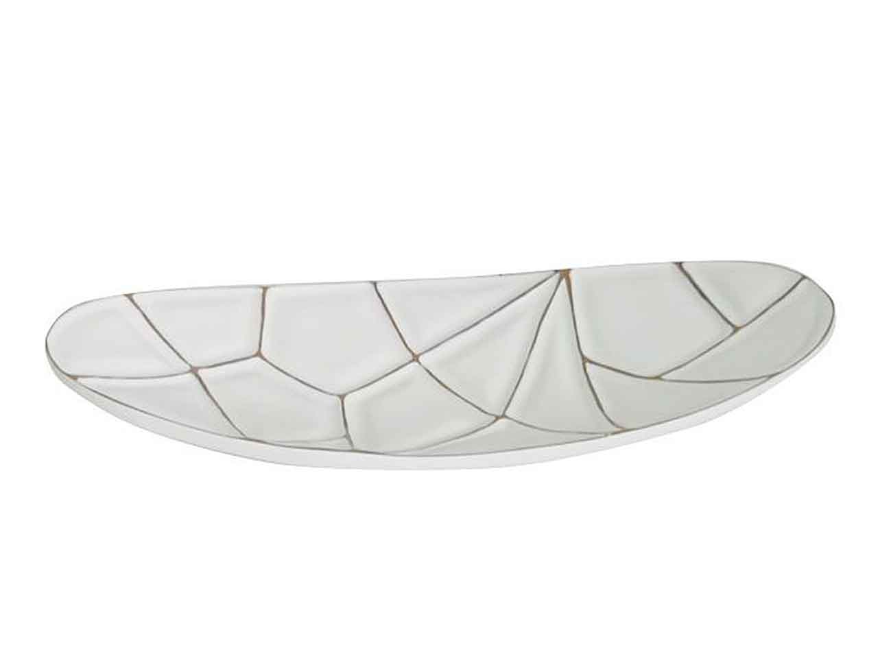 c.tavola resina 37x16x5 bianco  ld-189648