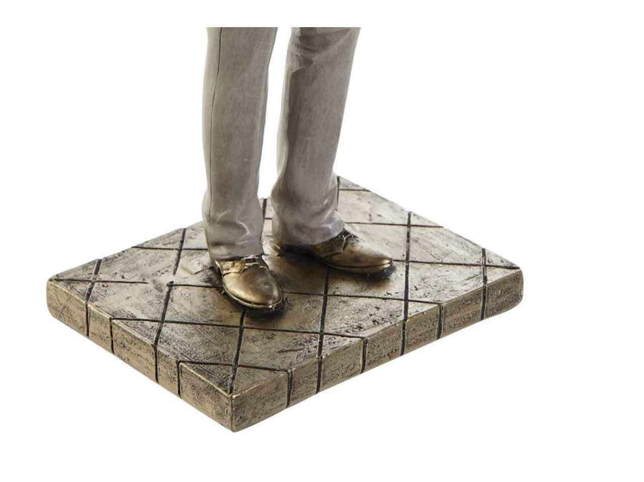 Coppia resina 16x9x26cm oro fd-189918
