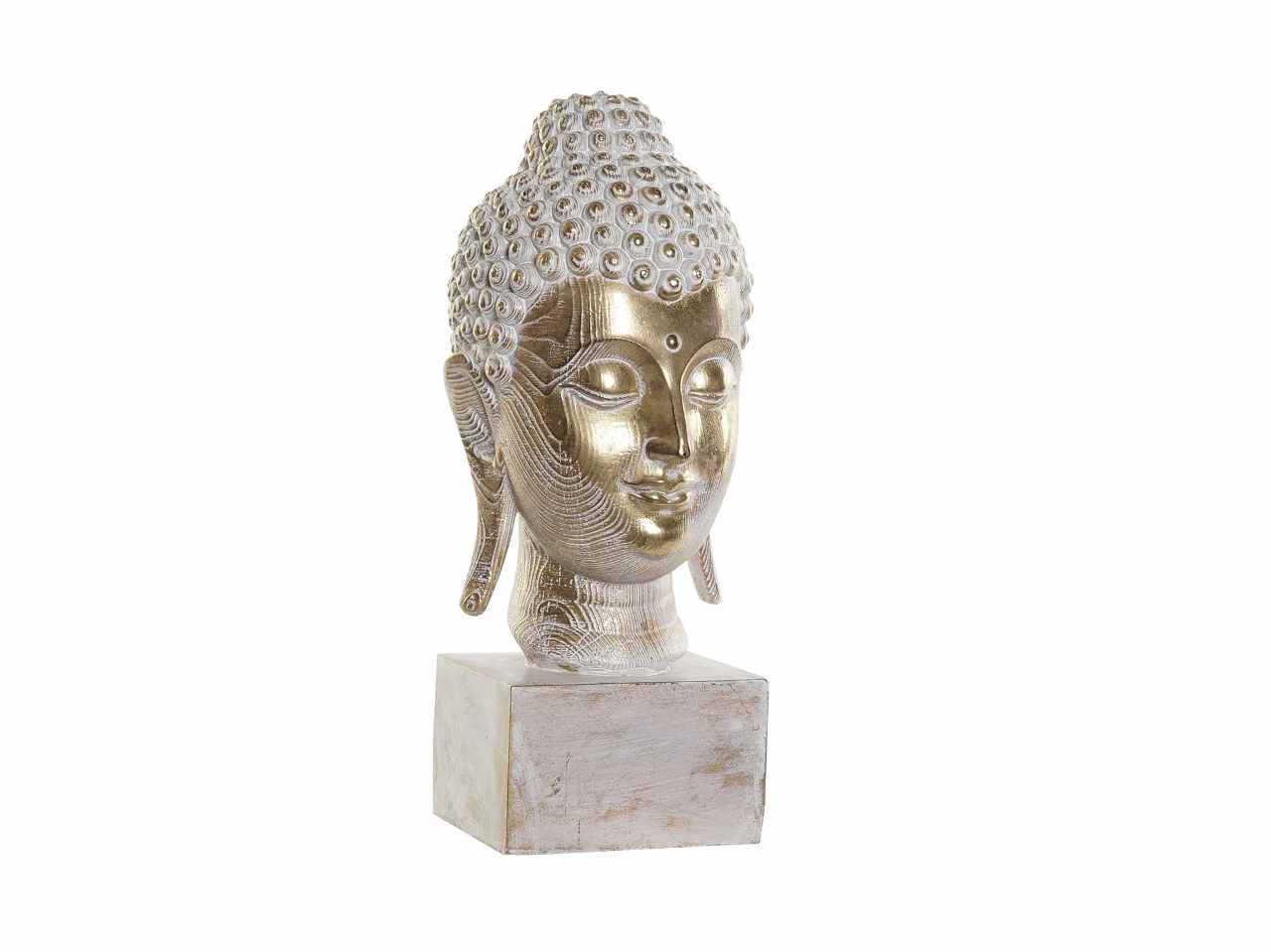 Testa buddha resina 13x16x34cmfd-190406