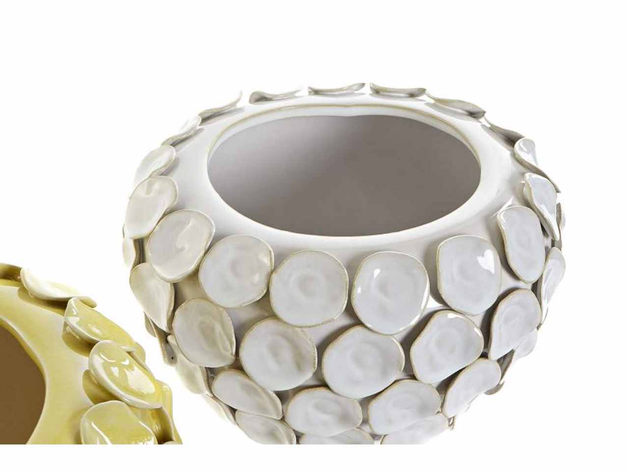 Vaso porcellana rilievo 24,5x17cm jr-190481