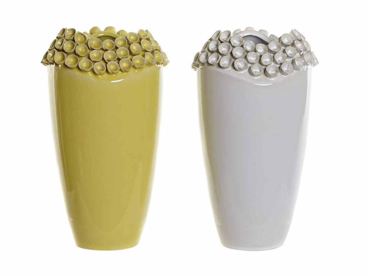 Vaso porcellana 19x19x33cm fiore jr-190482