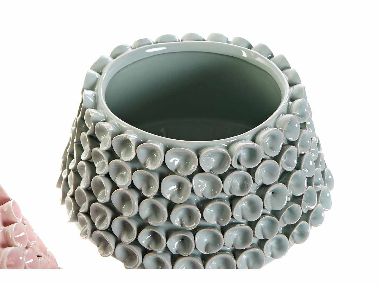 Vaso porcellana 20x20x13fiore jr-190496