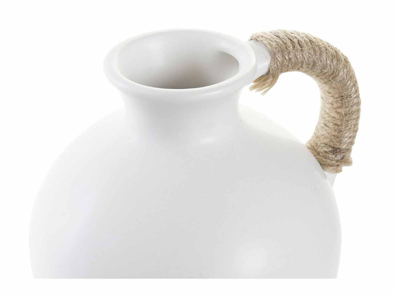 Vaso porcellana 16,5x15x22cm bianco jr-191340