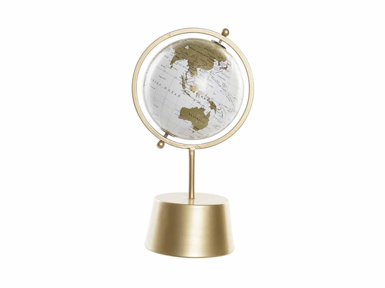 Mappamondo met.19x16x35 oro dh-191376