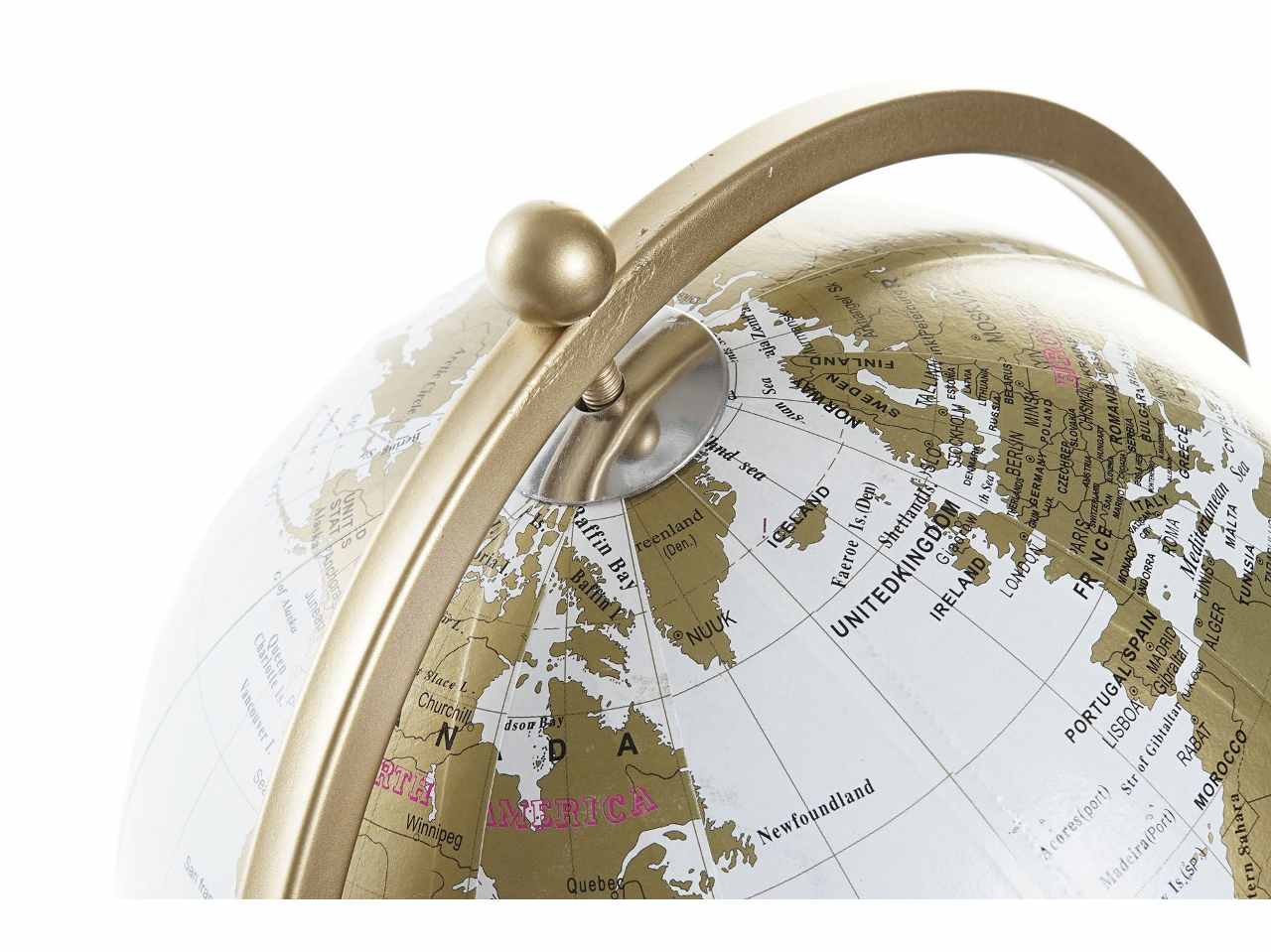 Mappamondo met.19x16x35 oro dh-191376
