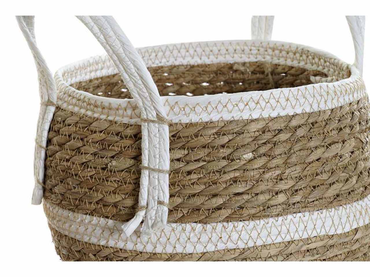 Cesta 3pz fibra 34x34x29 dc-191942