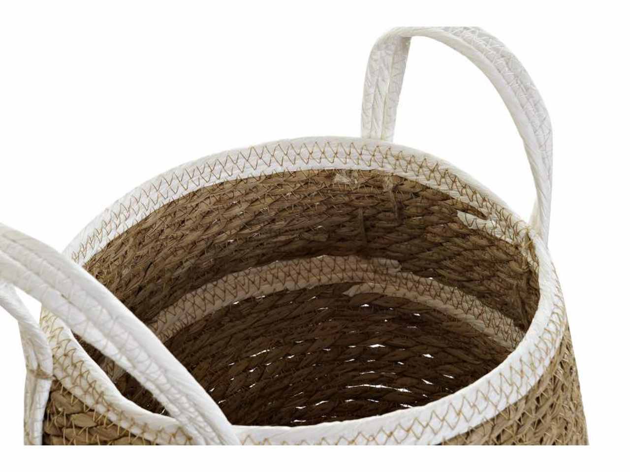 Cesta 3pz fibra 34x34x29 dc-191942