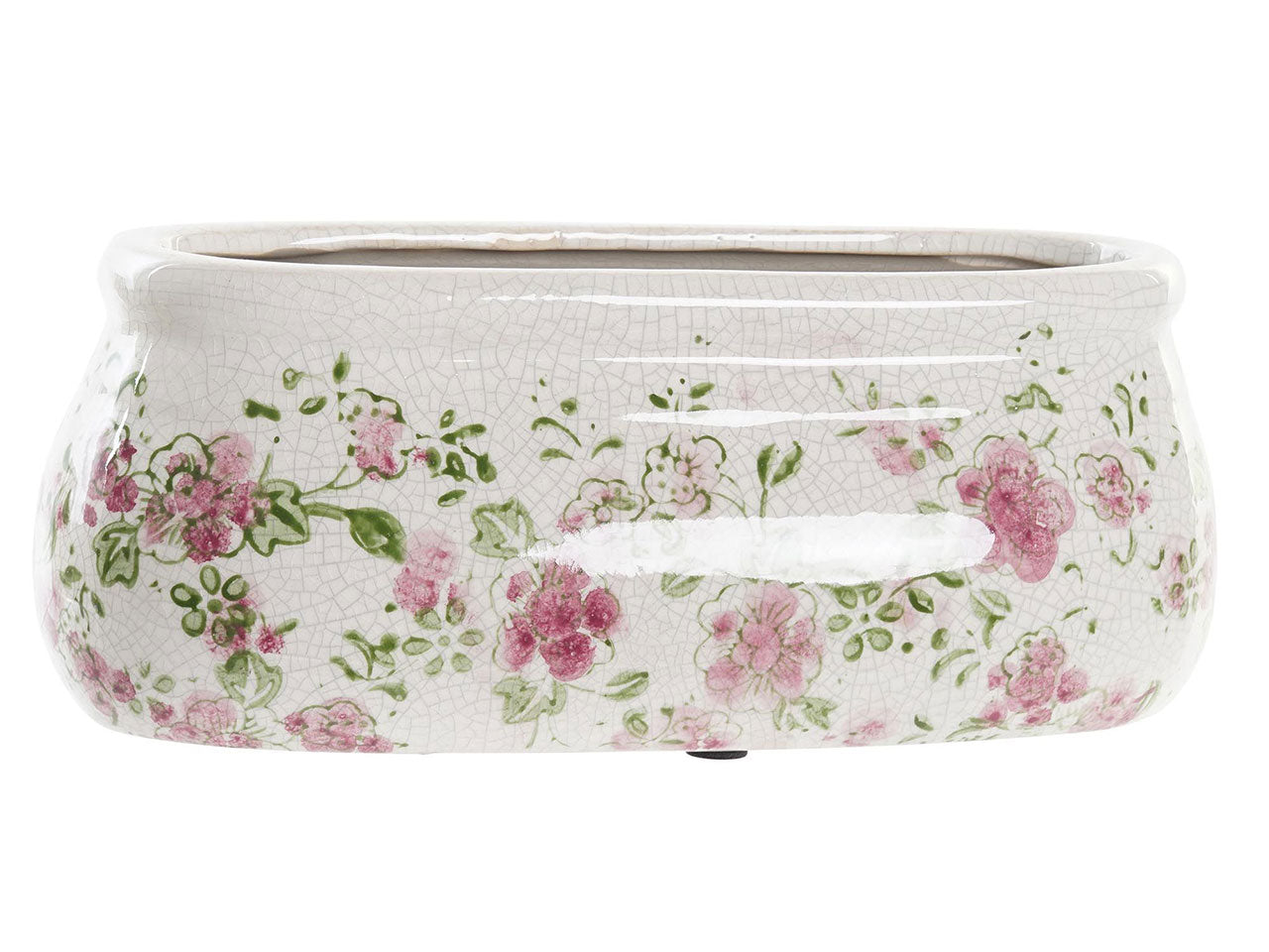 Fioriera porcel.23x10x9 fiori ld-192833