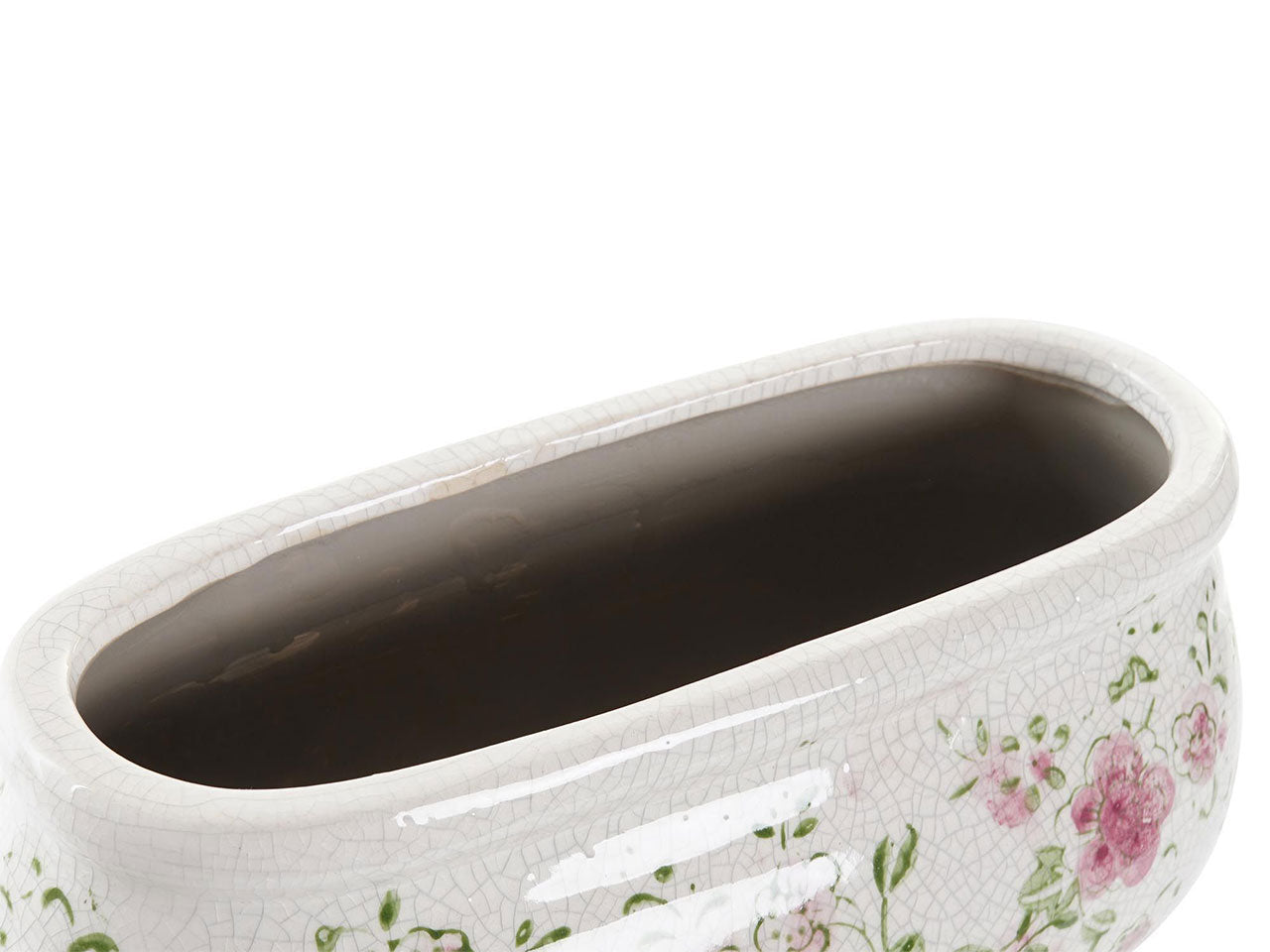 Fioriera porcel.23x10x9 fiori ld-192833