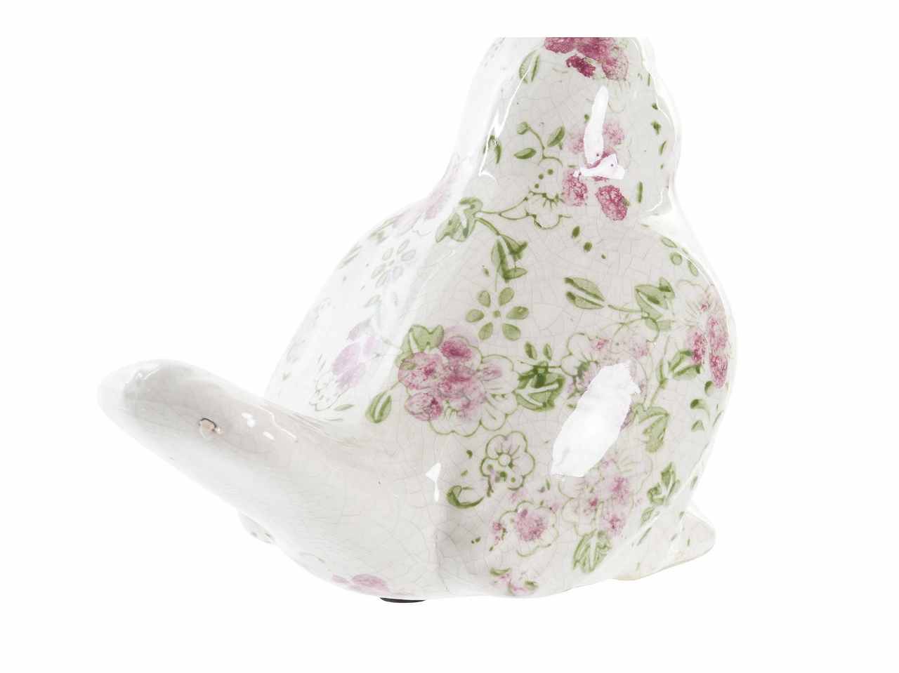 L.fiori uccellino porc.19x11x14 ld-192835