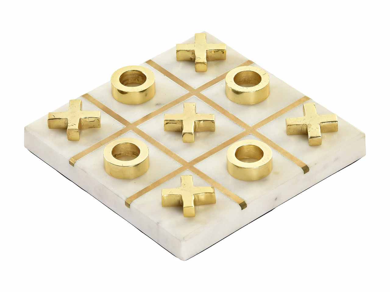 Gioco tris in marmo 14x14x2,5cm